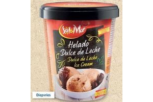dulche de leche ijs