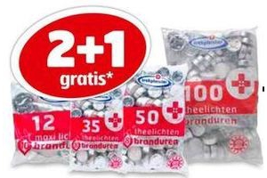 trekpleister theelichten 2 1 gratis