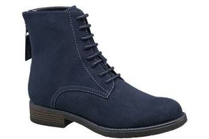 graceland blauwe veterboot ritssluiting