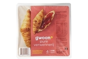 g woon roomboter croissants