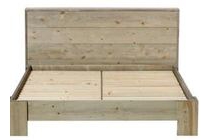 bed steigerhout