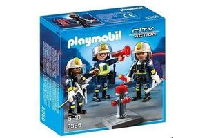 playmobil city action 5366 trio brandweermannen