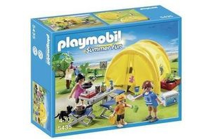 playmobil summer fun 5435 kampeervakantie met tent