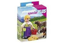 playmobil country special plus 4778 boerin met kalfjes