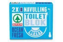 spar navulling toiletblok