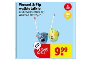 woezel en pip walkietalkie