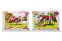 girls en horses puzzels