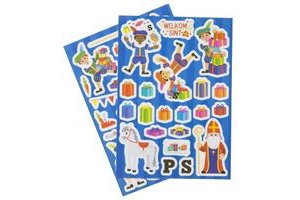 sinterklaas raamstickers