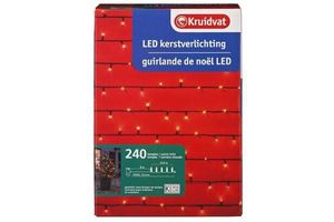 mat klok Dierbare Kruidvat LED kerstverlichting 240 lampjes voor €9,99 - Beste.nl