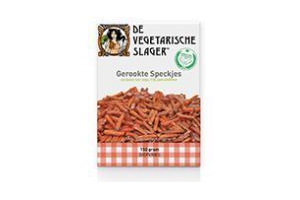 de vegetarische slager speckjes gerookt