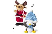 kerstfiguur met muziek