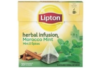 lipton infusion herbal morocco mint thee