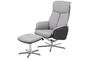 fauteuil andy inclusief hocker