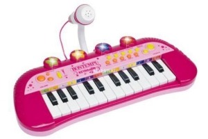 bontempi elektronisch keyboard met microfoon 24 toetsen