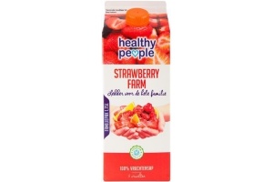 healthy people strawberry farm