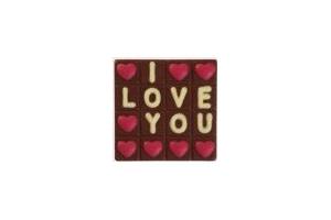 i love you chocolade reep