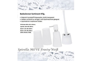 spirella set sanitairaccessoires move frosty