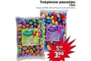 trekpleister paaseitjes