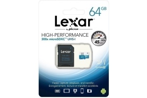 lexar sdxc 64gb micro high speed 300x c10