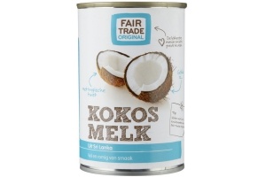 fairtrade kokosmelk