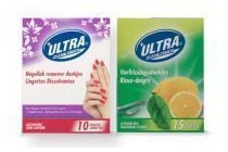 ultra clean make up doekjes nagellakdoekjes en verfrissingsdoekjes