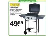 kos soutfhield gasbarbecue