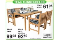 bois le duc teak tafel