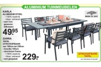 karla aluminium stoel