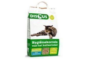 discus houtkorrel kattenbakvulling