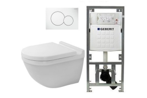 duravit starck 3 toiletset geberit inbouwreservoir