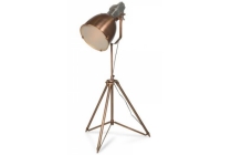 vloerlamp tripod copper