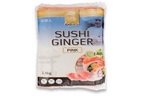 roze sushi gember