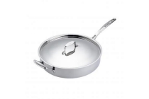 scanpan fusion 5 serie sauteerpan met deksel 3 1 l o 26 cm zilver