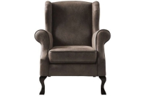 fauteuil valdore koudschuim zitting bruin