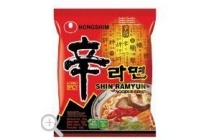 nong shim shin ramyun noodles