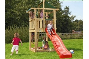 jungle gym hut rood