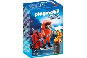 playmobil brandweerman met gaspak