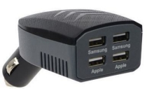 4 weg usb aanstekerdoos