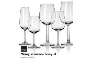 wijnglazen serie bouquet