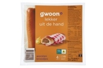 g woon worstenbroodjes