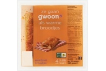 g woon saucijzenbroodjes