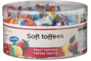 soft fruit toffees