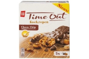 Lu Timeout Lu Time Out koekrepen choco chip - Beste.nl