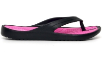 slipper bahamas zwart roze