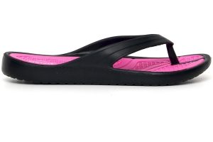 slipper bahamas zwart roze