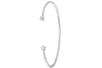 armband bangle rhodiumplated ster