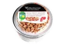 muesli met frambozenyoghurt