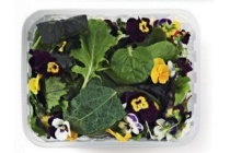 sla met bloemen