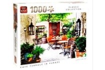 puzzel cafe terrace in europe 1000 stuks