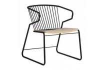ethnicraft gabbia fauteuil zwart